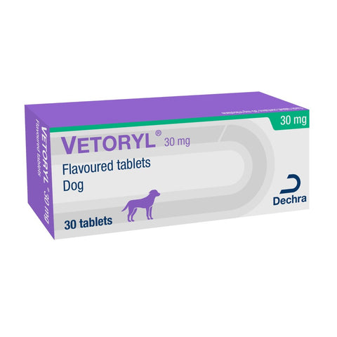Vetoryl 30mg Flavoured Tablets for Dogs x 30