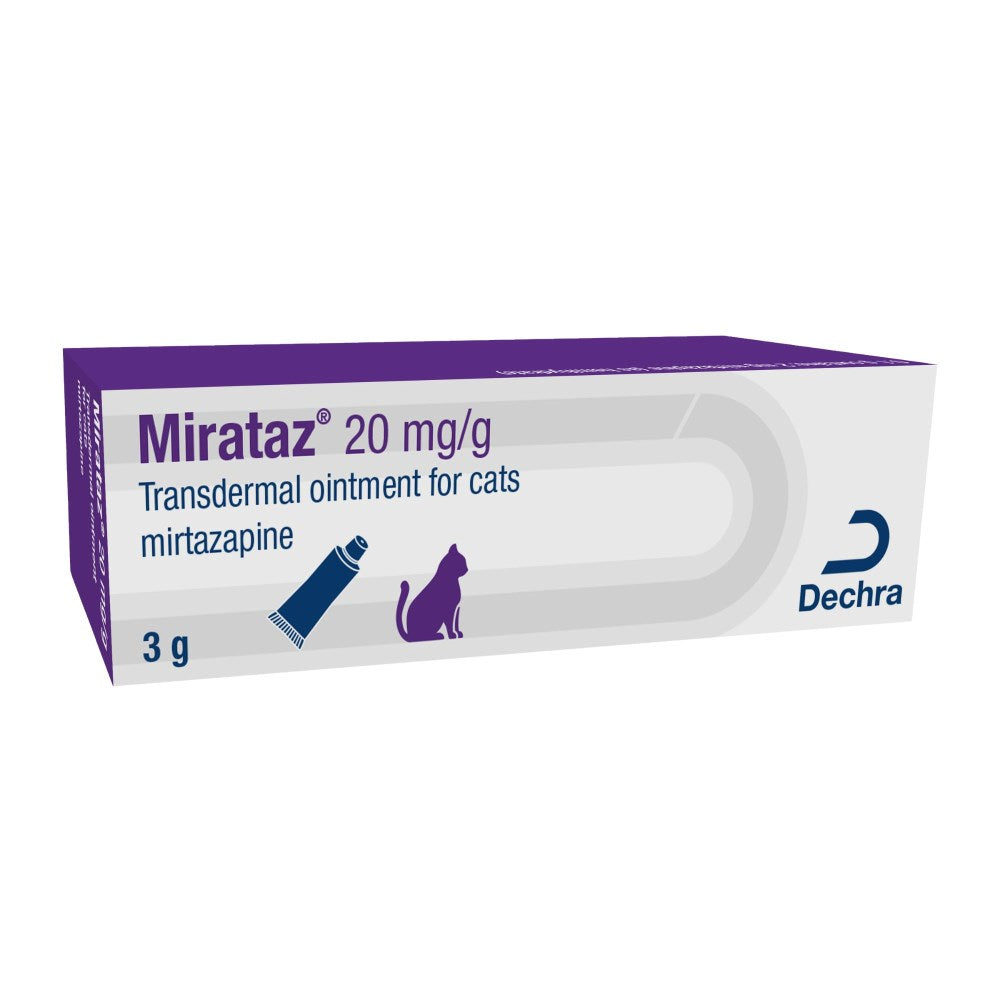 Mirataz 20mg/g Transdermal Ointment for Cats – VetMedi.co.uk