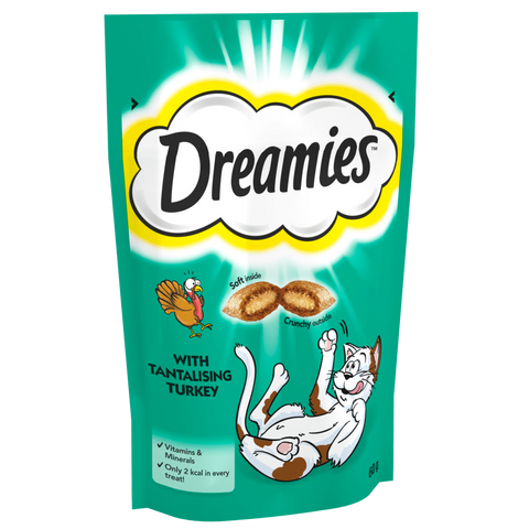 Dreamies Turkey Cat Treats 60g