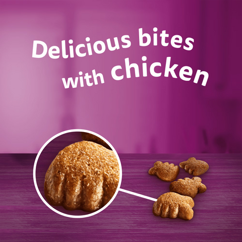 WHISKAS Dentabites Adult Cat Treats with Chicken 40g