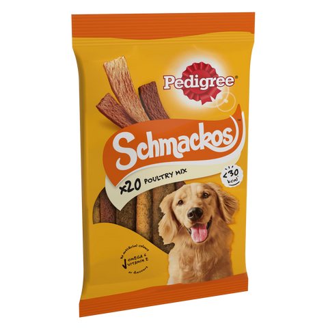 Schmackos Treat Poultry 20 Stick Pack