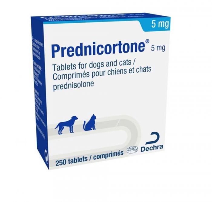 Prednicortone Tablet for Dogs and Cats 5mg (Per Tablet) VetMedi.co.uk