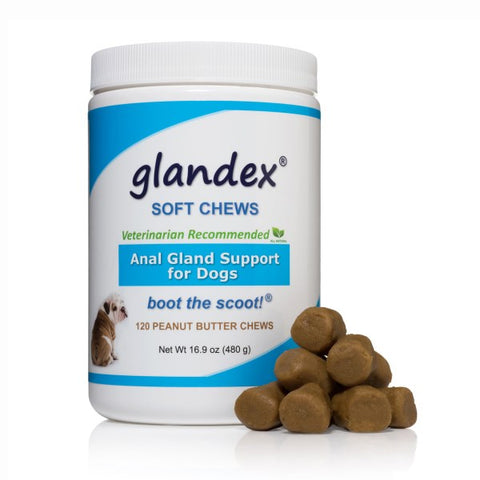 Glandex® Anal Gland Support Peanut Butter Soft Chews for Dogs