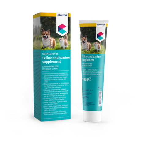 NutriCareVet Urinary Support Supplement Paste for Cats & Dogs 100g Tube
