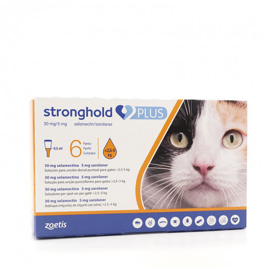 Stronghold Plus spot-on for Medium Cats