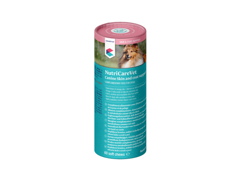 CVET NutriCareVet Can Skin&Coat Supp Soft Chew 60s