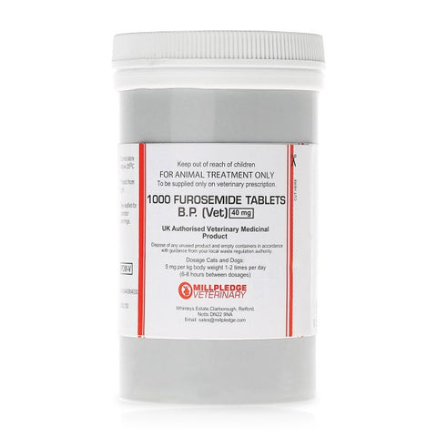 Furosemide Tablets BP (Vet) 40mg