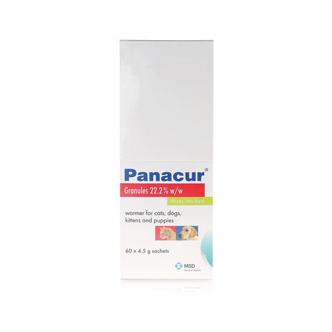 Panacur Granules for Dogs and Cats 4.5g Sachets x 60