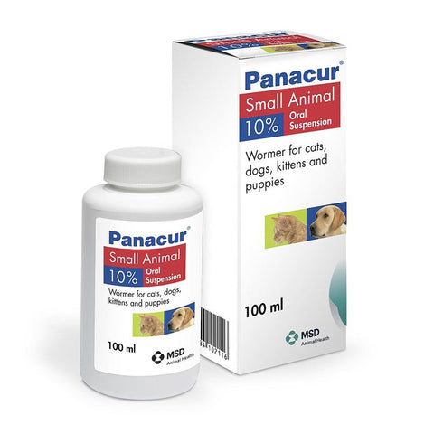 Panacur Oral Suspension for Dogs and Cats 10% - 100ml