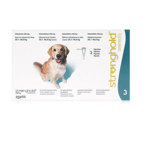 Stronghold Spot On for Dogs 20.1-40kg