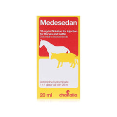 Medesedan 10mg/ml Solution for Injection (Chanelle) – VetMedi.co.uk