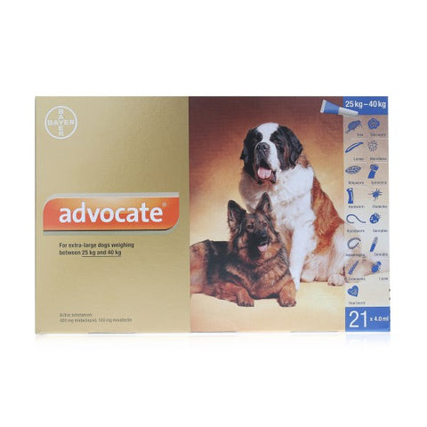 Advocate for Dogs 400 Spot On -  Extra Large Dogs > 25-40 kg