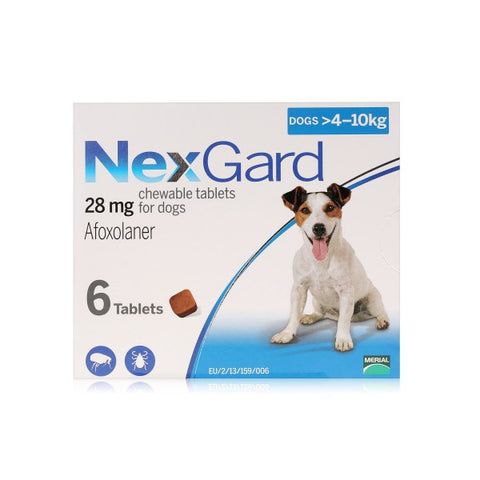 NexGard Chewable Tablets Pack of 6