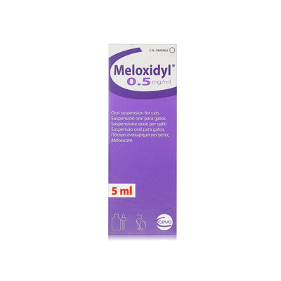 Meloxidyl oral solution for cats 0.5mg/ml