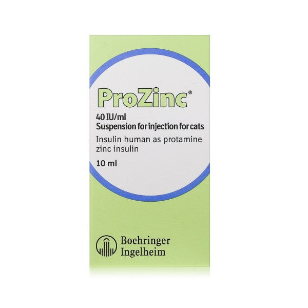 ProZinc Insulin Suspension For Cats and Dogs 40IU/ml - 10ml – VetMedi.co.uk