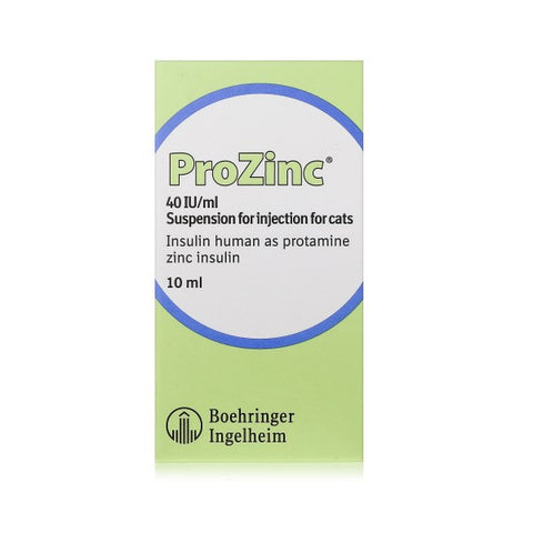 ProZinc Insulin Suspension For Cats and Dogs 40IU/ml - 10ml