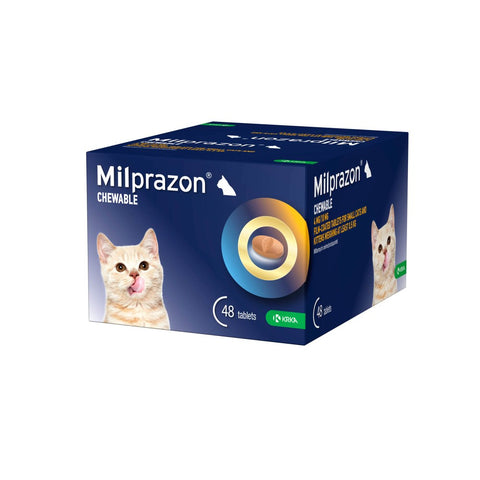 Milprazon 4mg/10mg Chewable Tablets for Small Cats & Kittens