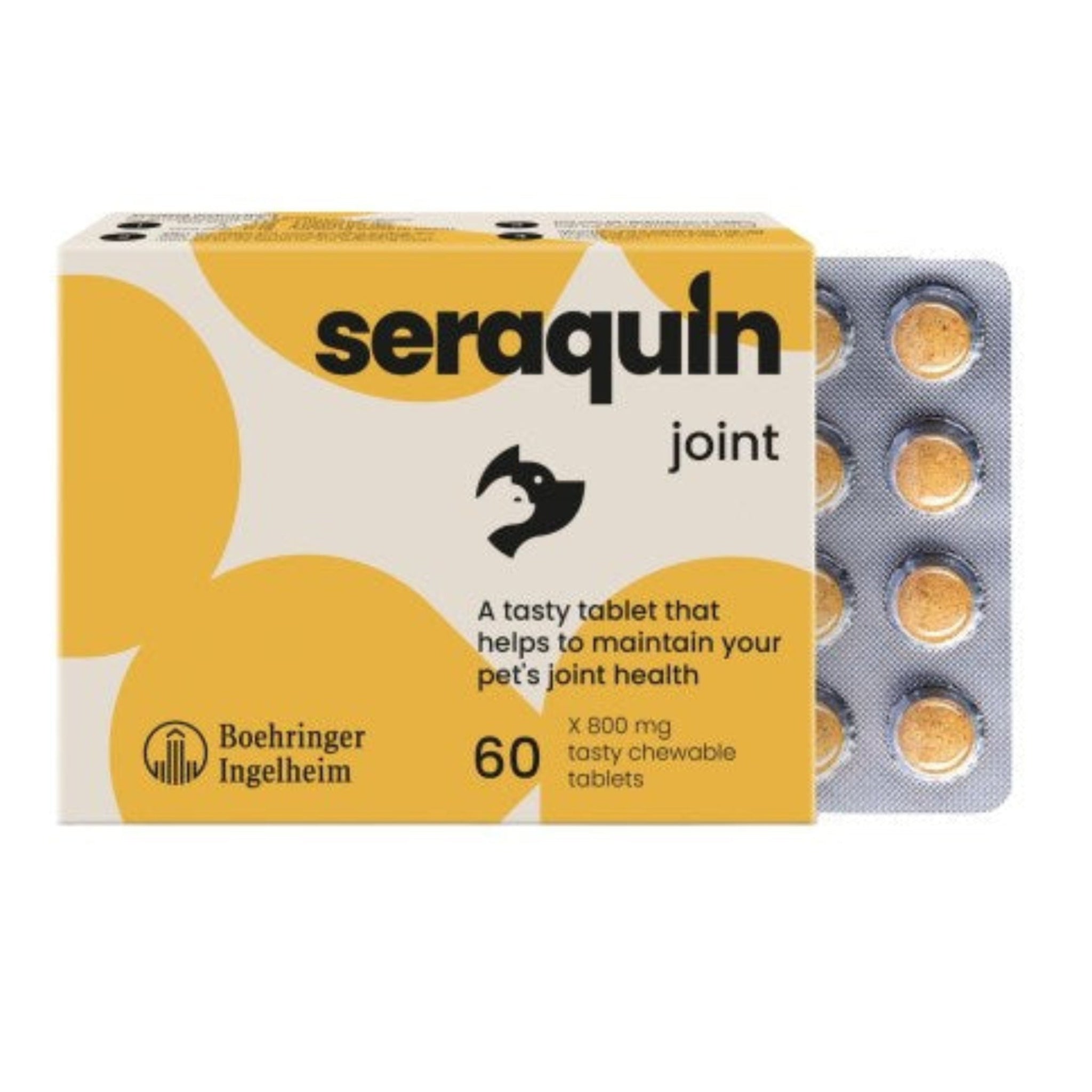 Seraquin® Glucosamine Chewable Joint Supplement Tablets