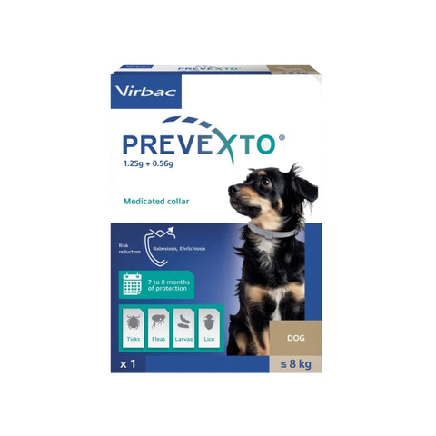 Virbac Prevexto Flea & Tick Collar for Dogs