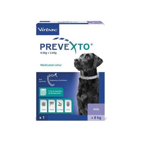 Virbac Prevexto Flea & Tick Collar for Dogs