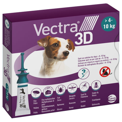 Vectra 3D for Dogs - 3 pipettes