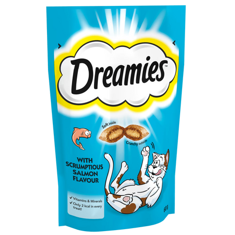 Dreamies Salmon Cat Treats 60g