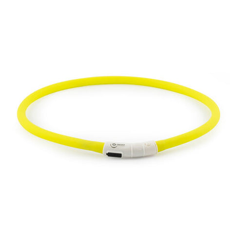 Ancol Light Up USB Rechargeable Flashing Dog Collar  - One Size - 8"-27" (20cm-70cm)