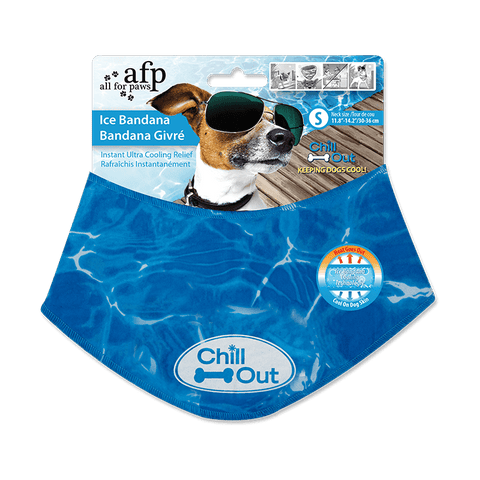 Cooling Bandana For Dogs - All For Paws Chill Out Ice Bandana (Sizes S/M/L/XL)