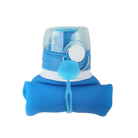 Portable Water Bottle For Dogs - Collapsible - All For Paws Chill Out Silicone Chill Bottle (750ml)