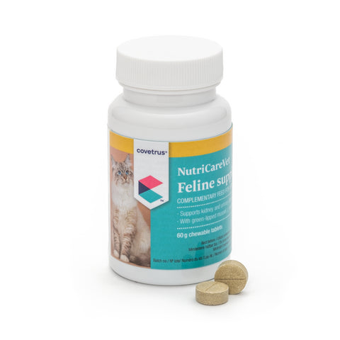 NutriCareVet Urinary Support Supplement Tablets for Cats 80 Tablets