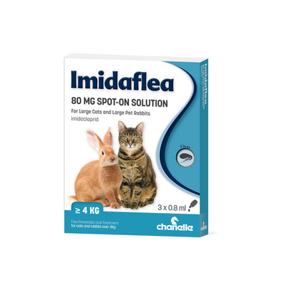 Imidaflea Spot-On Solution Flea Treatment for Dogs, Cats and Pet Rabbits