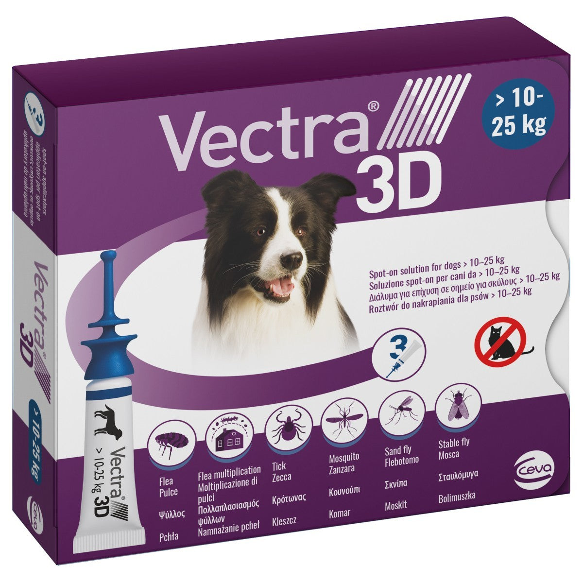 Vectra 3D for Dogs - 3 pipettes