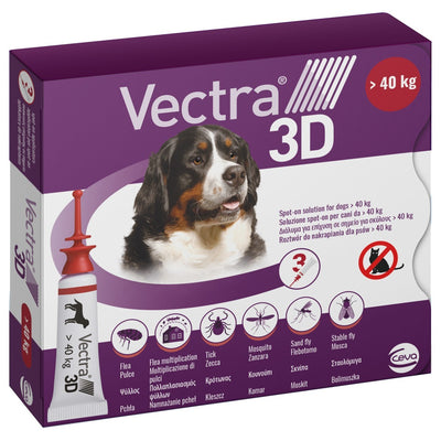 Vectra 3D for Dogs - 3 pipettes