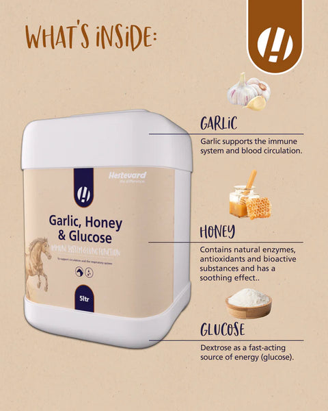 Hestevard Garlic Honey & Glucose