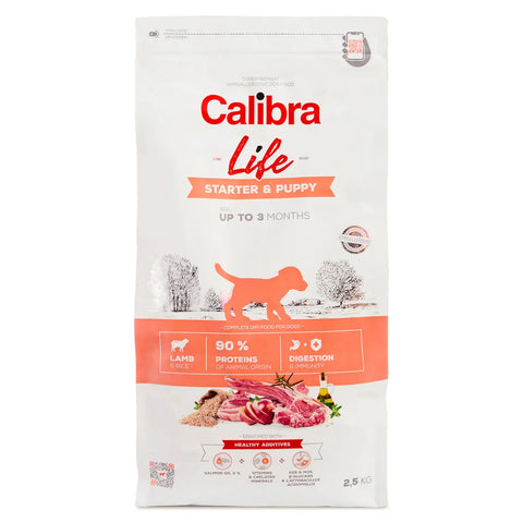 Calibra Dog Life Starter & Puppy Lamb Dog Food