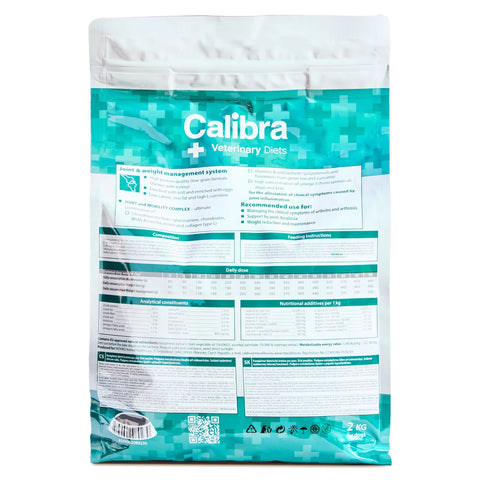 Calibra Veterinary Diets Joint & Mobility Low Calorie Dry Dog Food 2kg
