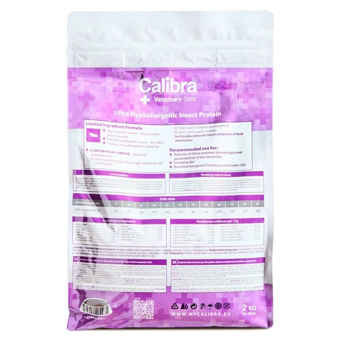 Calibra Veterinary Diet Ultra-Hypoallergenic Insect Protein Dry Dog Food