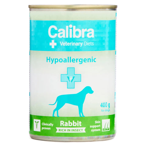 Calibra VD Dog Hypoallergenic Rabbit & Insect 6x400g