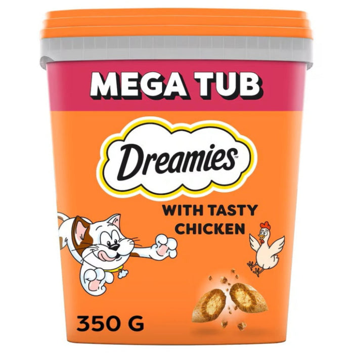 DREAMIES Cat Treats Chicken 350g MegaTub