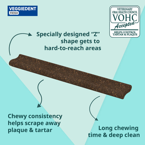 VeggieDent® FR3SH™ Dental Chews for Dogs