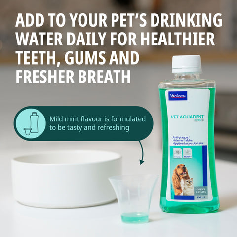 Vet Aquadent Water Additive for Dogs and Cats