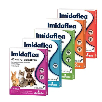 Imidaflea Spot-On Solution Flea Treatment for Dogs, Cats and Pet Rabbits