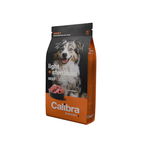 Calibra Dog EXPERT+ Adult Light Sterilised Beef