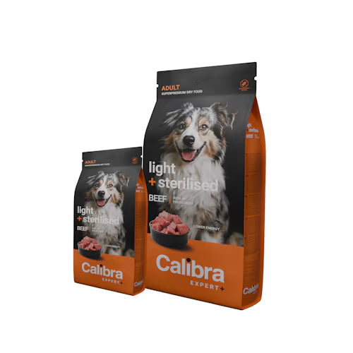 Calibra Dog EXPERT+ Adult Light Sterilised Beef