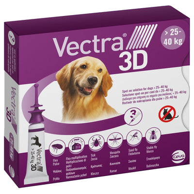 Vectra 3D for Dogs - 3 pipettes