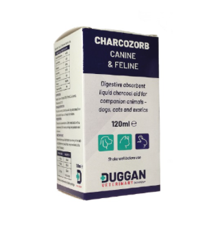 Charcozorb digestive absorbent for dogs and cats 120ml