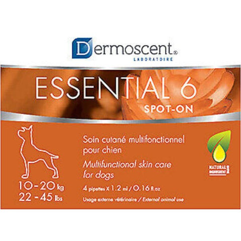 Dermoscent Essential 6 spot-on for Dogs x 4 Pipettes