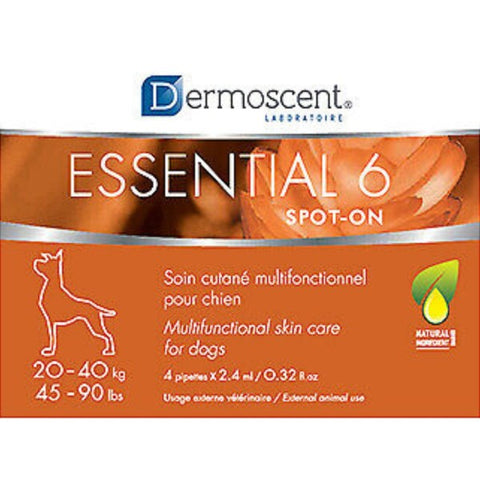 Dermoscent Essential 6 spot-on for Dogs x 4 Pipettes