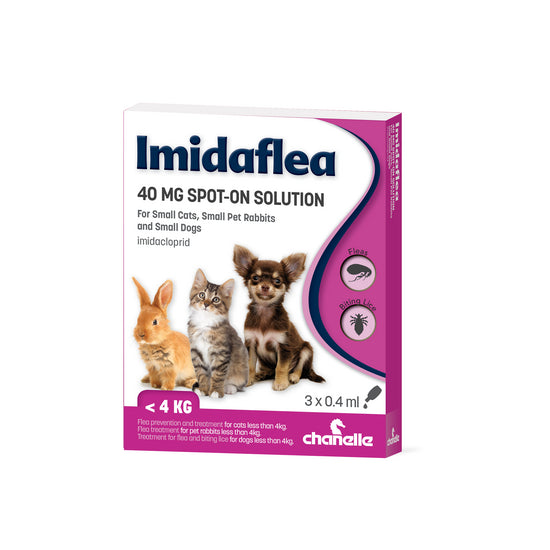 Imidaflea Spot-On Solution Flea Treatment for Dogs, Cats and Pet Rabbits