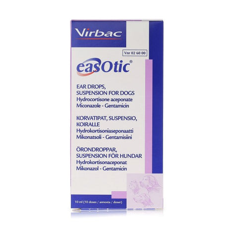EasOtic Ear Drops Suspension for Dogs 10ml